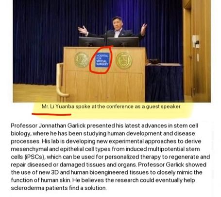 Honorary speaker at Scleroderma Foundation Tri-State NY.